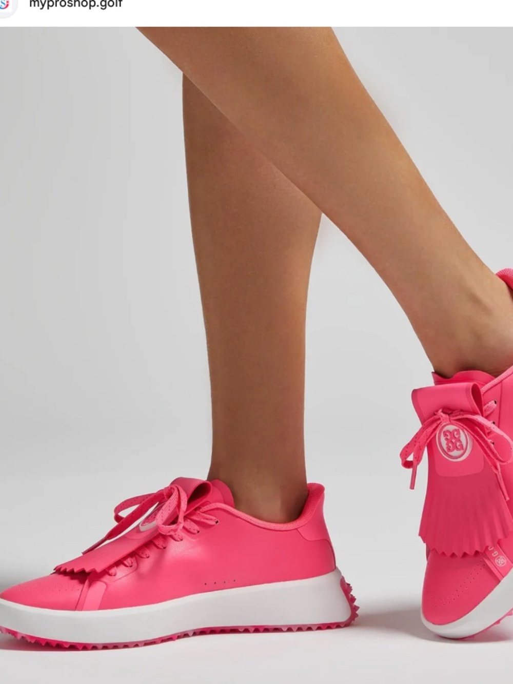 G/Fore Women's G.112 Cameo Sole Golf Shoes - Knockout Pink